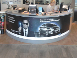 Оформление зон ресепшен